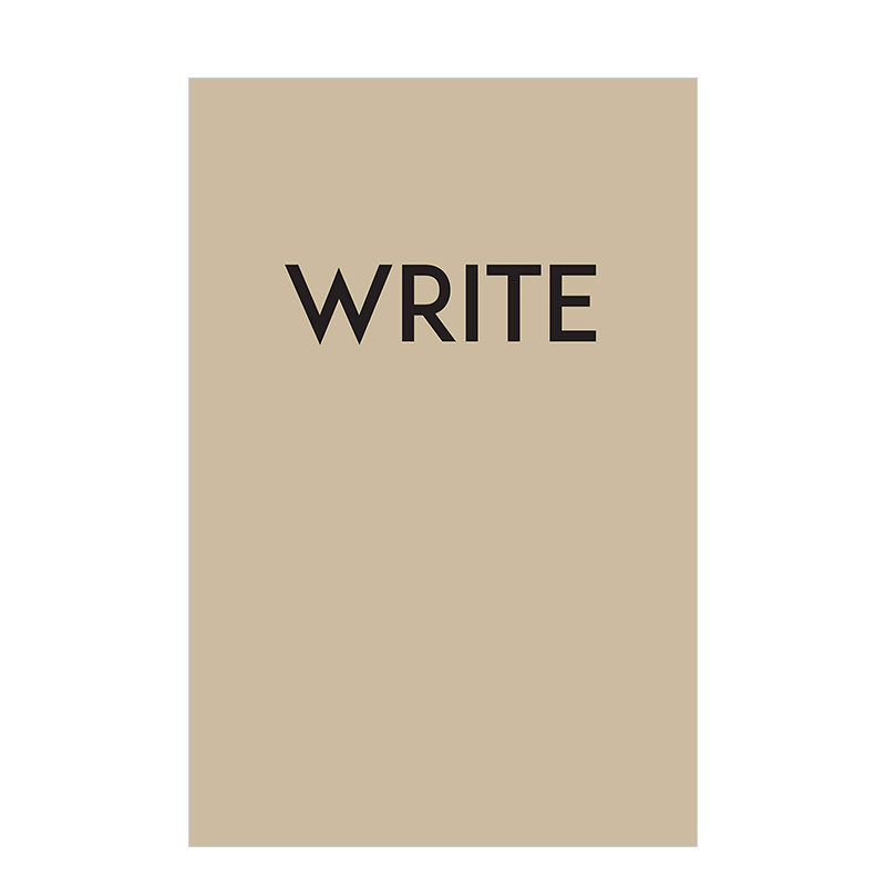 【现货】速写本 - 中牛皮纸英文文创笔记本Notebook平装Write - Medium Kraft Editors of Chartwell Books著Chartwell Books出版