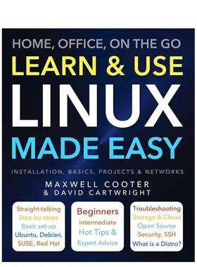 【现货】学习并使用Linux操作系统一点通Learn & Use Linux Made Easy英文生活综合Maxwell Cooter平装Flame Tree进口原版书97817