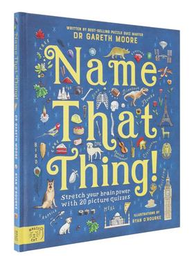 【现货】说出这个东西的名字激发脑力的20 个图片问答题Name That Thing英文儿童绘本知识百科Ryan O'Rourke精装magiccatpublishi