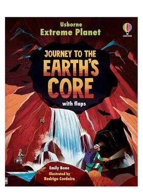 【现货】【极地星球】地心之旅【Extreme Planet】 Journey to the Earth's core英文儿童绘本知识百科3-6岁纸板书Emily Bone Rod