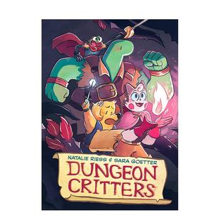 second进口原版 Critters英文漫画Riessfirst 地牢生物Dungeon 书9781250195470 现货