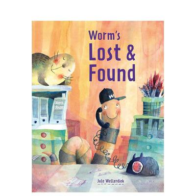 【现货】虫虫失物招领处Worm's Lost & Found英文儿童绘本虚构类Jule Wellerdiek精装6-9岁NorthSouth Books进口原版书