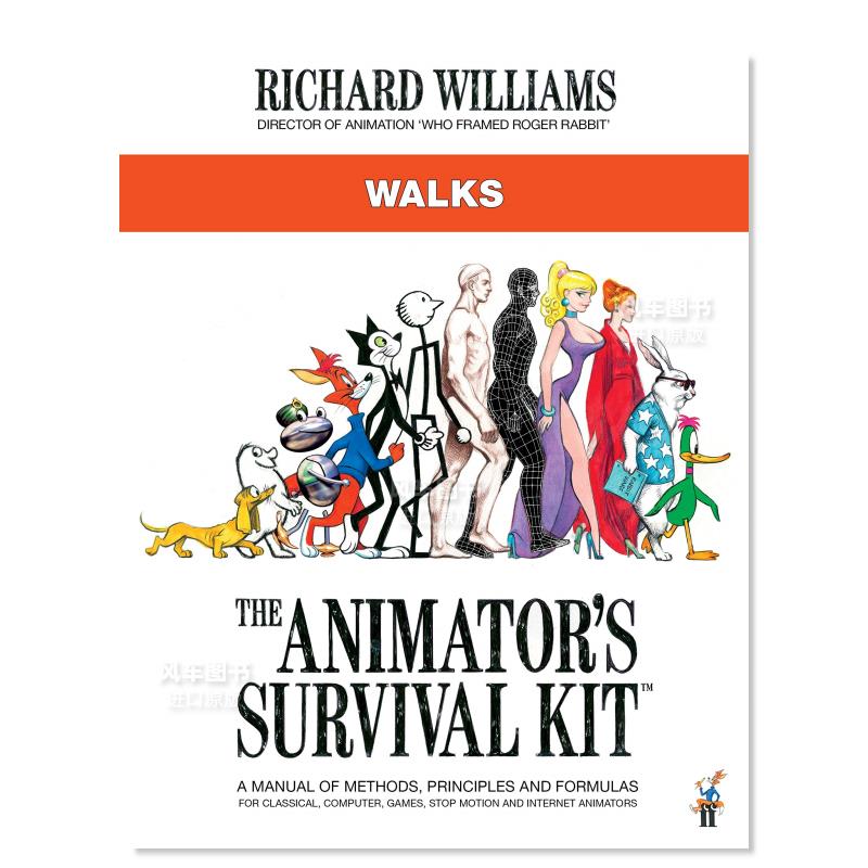 【现货】动画师的生存工具包：步行 The Animator’s Survival Kit: Walks英文原版进口艺术图书籍