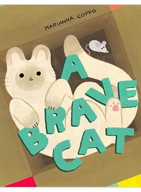 【预售】【意大利插画师Marianna Coppo】一只勇敢的猫英文儿童绘本插画师进口原版外版书精装A Brave CatMarianna CoppoChronic