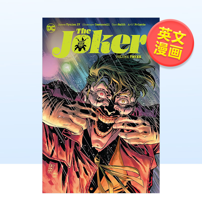 【预售】【2023艾斯纳奖最佳编剧】小丑卷3精装The Joker Vol. 3英文漫画图书James Tynion IV Sam JohnsDC Comics进口外版书978
