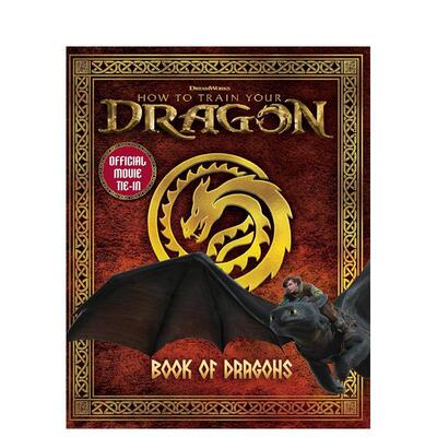 梦工厂 新驯龙高手之龙族图鉴官方电影同步版DreamWorks' How To Train Your Dragon: Book of Dragons英文青少年读物平装