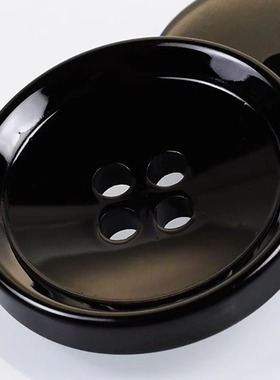 小燕纽扣黑色羊绒大衣扣子深蓝风衣西服钮扣配件高档蓝色毛衣扣子