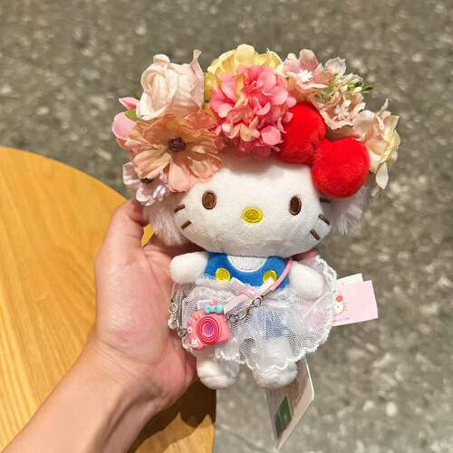 HelloKitty簪花头套钥匙扣