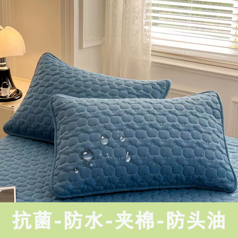 防口水枕套一对装家用枕头保护套防水隔脏枕头套枕芯内胆套隔离层