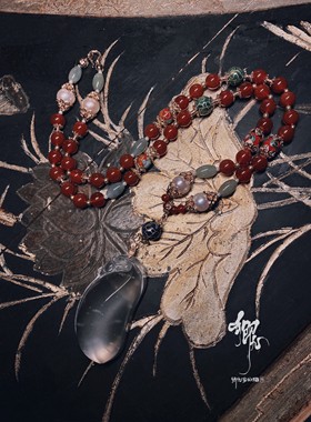 卿九家的猫原创设计汉服配饰玛瑙