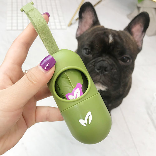 earth rated胶囊拾便器泰迪法斗犬宠物狗狗便便袋捡屎袋遛狗用品