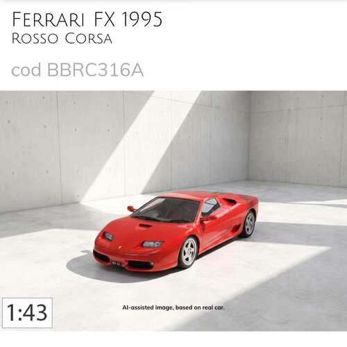 BBR法拉利FX1995汽车模型