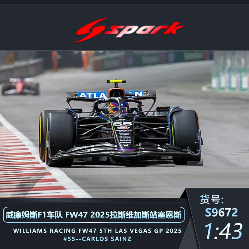 威廉姆斯F12025阿尔本赛车模型