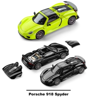 定金 TH 1:64 保时捷918 Spyder 合金汽车模型收藏品摆件送礼