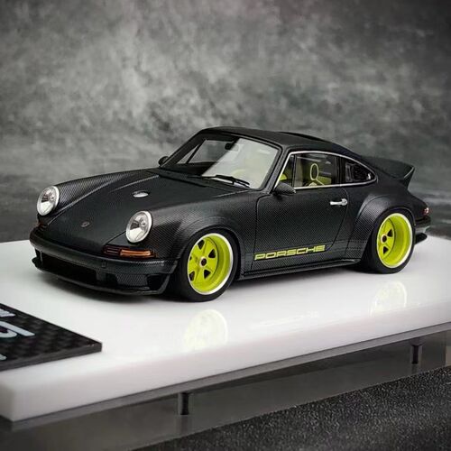 绝版车 Makeup MU 1:43 保时捷Singer DLS 全碳绿轮