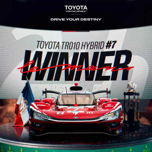 定金[盲订] 丰田TR010 7号26年勒芒赛车冠军Hybrid汽车模型SPARK
