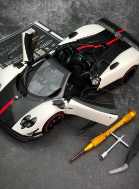沙沙汽车模型 似真 AR 1:18 帕加尼 Zonda Cinque 合金全开收藏品