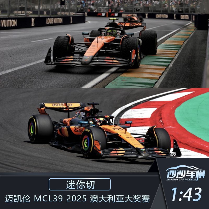迷你切迈凯伦MCL39胜利赛车模型