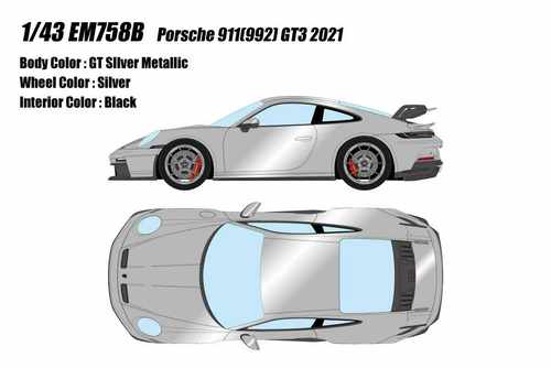 MU保时捷911GT3树脂汽车模型