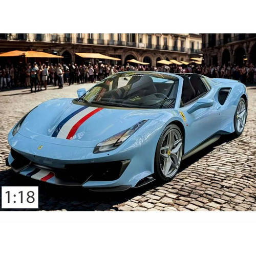 定金BBR 1:18 Ferrari 法拉利 488 pista Spider 树脂汽车模型