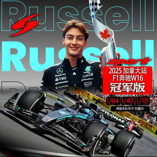 SPARKW16加拿大拉塞尔赛车模型