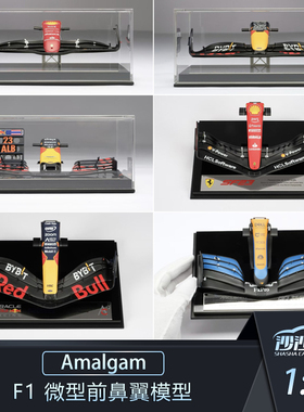Amalgam AMA 1:12 F1 微型前鼻翼模型 汽车模型收藏品摆件