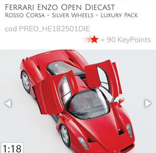 合金全开版 定金 仿真汽车模型收藏摆件 法拉利恩佐ENZO BBR