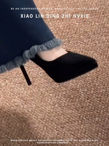 Высокая дизайнерская обувь на высоком каблуке, туфли, изысканный стиль, французский стиль, подходит для подростков, против усталых ног