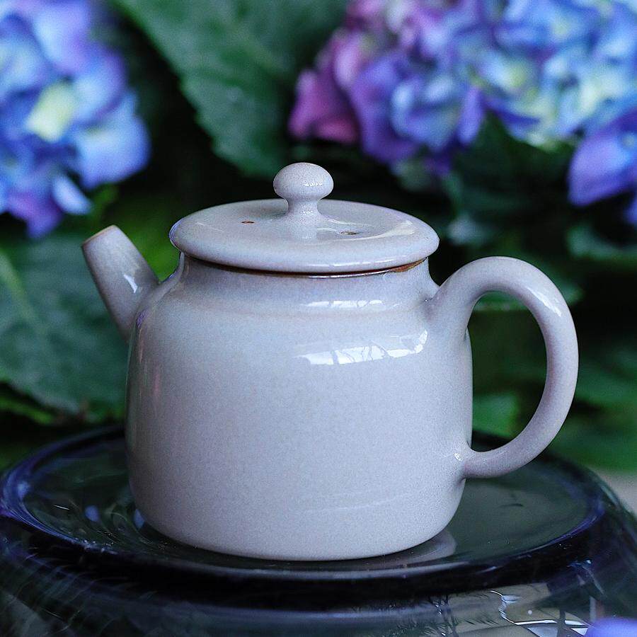 严卫恩新品雀羽壶龙泉青瓷高端茶具送礼自用茶壶全手工