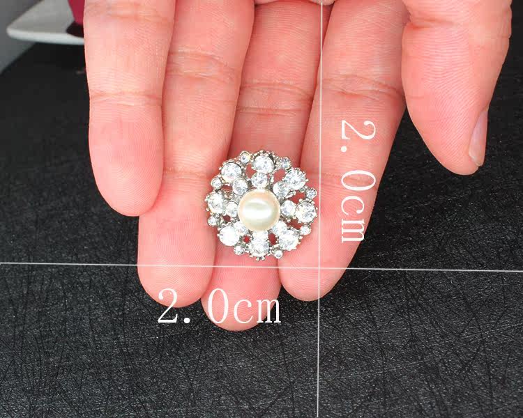 Broche femme en Zircon diamant - Ref 1172779 Image 3