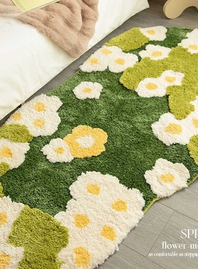 森林苔藓地毯客厅ins风地毯家用茶几毯浴室防滑毯沙发卧室床边毯