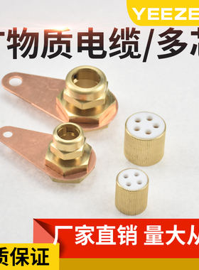 矿物质电缆终端头BTTZ接地卡密封防火防潮4*4 4*6 4*10 4*16 4*25