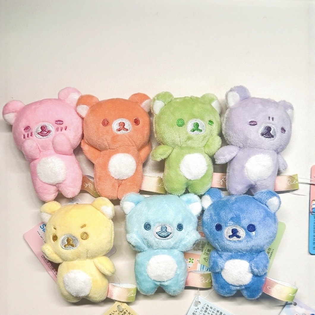 轻松熊七色手玉一滴泪深蓝色8cm小鼻嘎毛绒玩具公仔挂件生日礼物,模玩/动漫/周边/娃圈三坑/桌游,棉花娃娃,淘宝优惠券,粉丝福利购,淘宝优惠卷