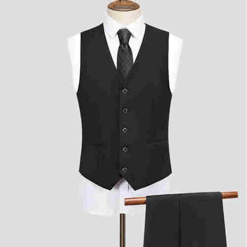 男士春秋新郎结婚礼服工装背心