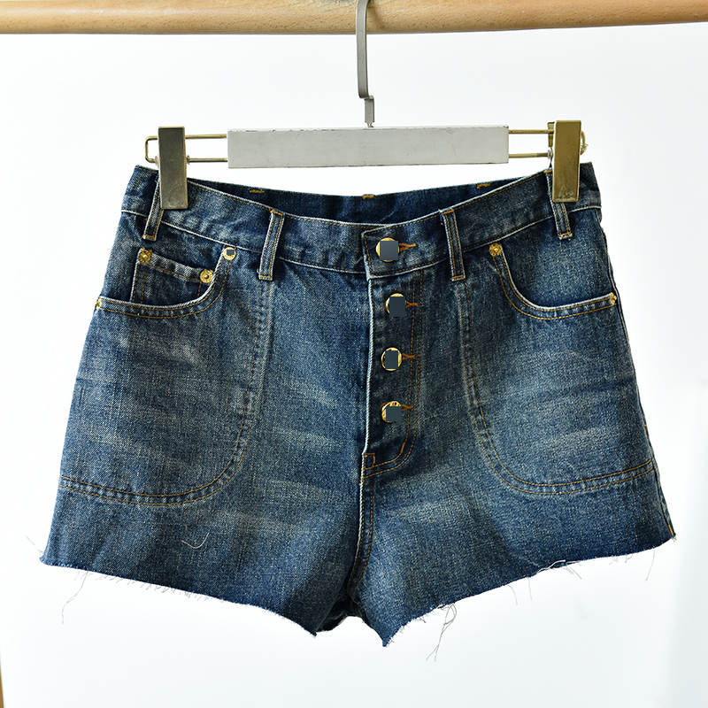 夏季新款时尚气质百搭显瘦牛仔短裤   莉1993   A1-4