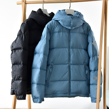 冬季新款短款羽绒服女连帽加厚百搭轻薄保暖外套  莉2490  E6-2