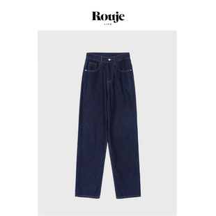 高腰显瘦垂坠感直筒拖地裤 Life宽松牛仔裤 Rouje 阔腿长裤 现货