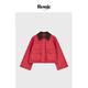 Life极简系列瑞典红色夹克25秋季 Rouje 灯芯绒翻领短外套 现货