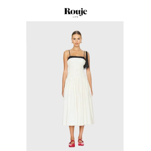 纽约连衣裙26春季 Life时髦红牌 Rouje 赫本风优雅吊带裙 现货