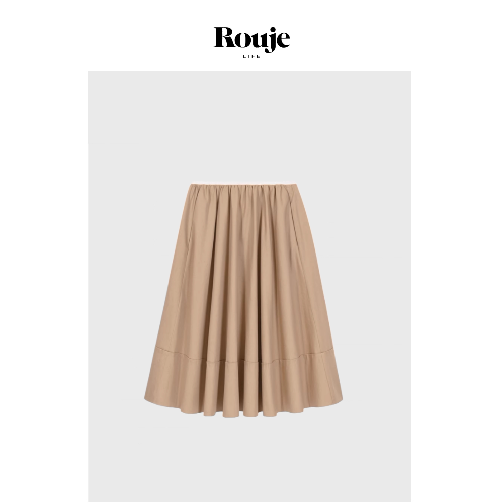 【现货】Rouje Life高级miu系夹克+半裙26春季卡其色休闲外套长裙