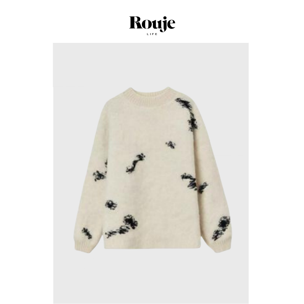 【现货】Rouje Life西班牙雪山毛衣24秋季休闲羊毛宽松针织衫女