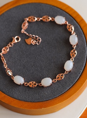 手链手串新疆和田玉白玉