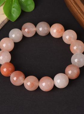 天然水晶橙色太阳石手链