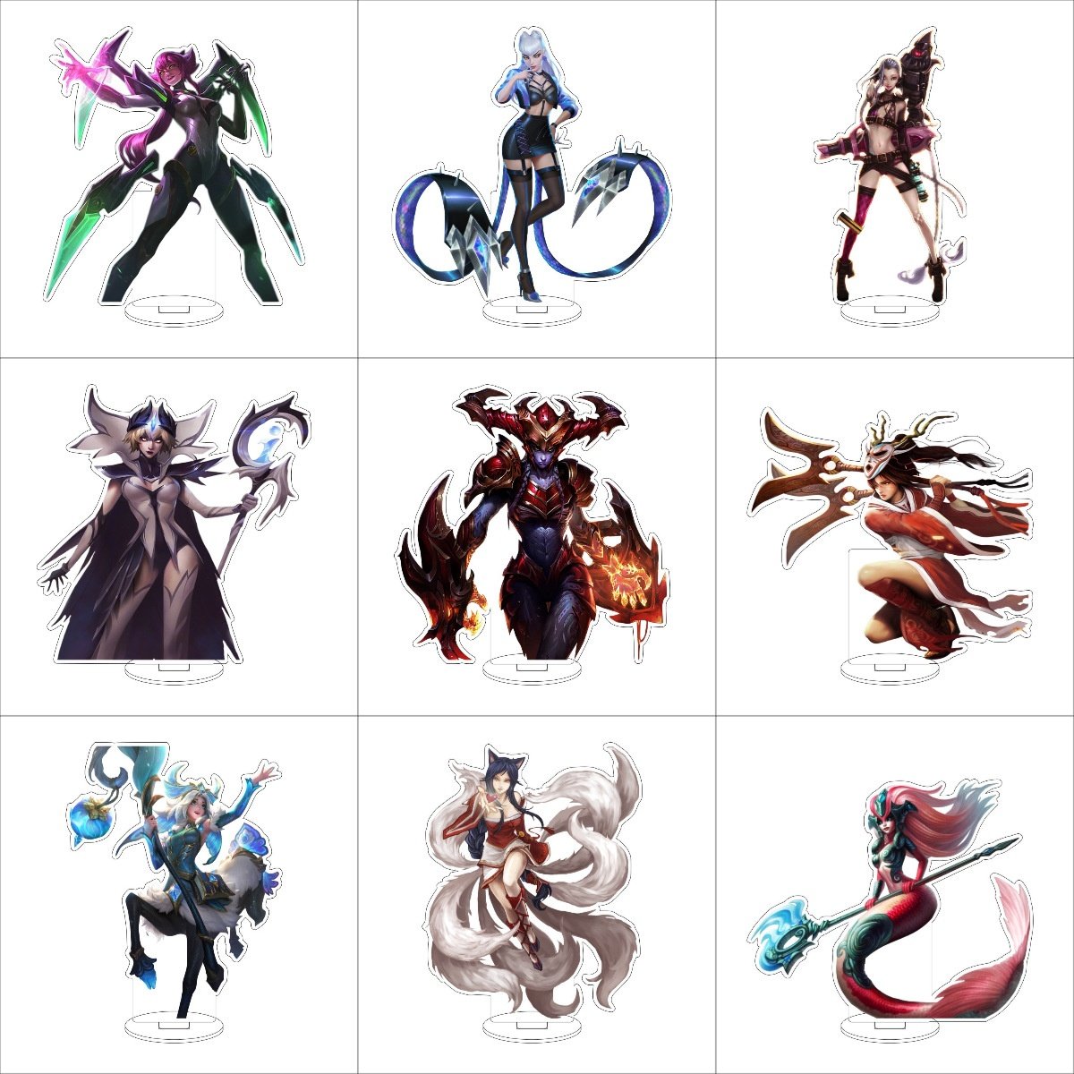 英雄联盟游戏周边16CM亚克力立牌二次元可爱桌面摆件创意小礼物