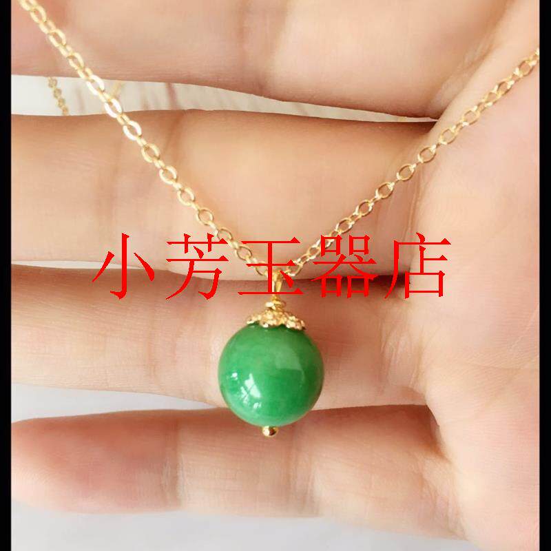 路路通玉石项链吊坠转运珠平安扣