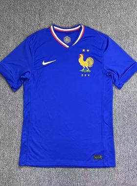 正品耐克 NIKE 法国队主场球迷版男子速干足球球衣T恤FJ1259-452