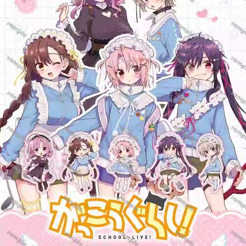 A3学园孤岛天使心形徽章吧唧