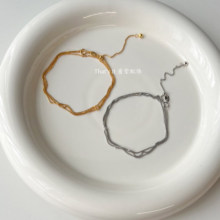S925银延长链抽拉式项链