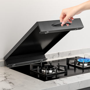 不锈钢厨房燃气灶盖板罩煤气灶遮挡板加高电磁炉支架台面整理收纳