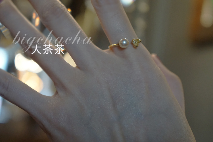 日本稀有金正圆akoya小灯泡戒指 盯着自己手，不停看呀看呀看..|ruв категории ювелирные изделия/алмаз/жадеит/золото, природный жемчуг (новый), украшения - от Buy2taobao.com для оказания профессиональной услуги покупки агента Taobao